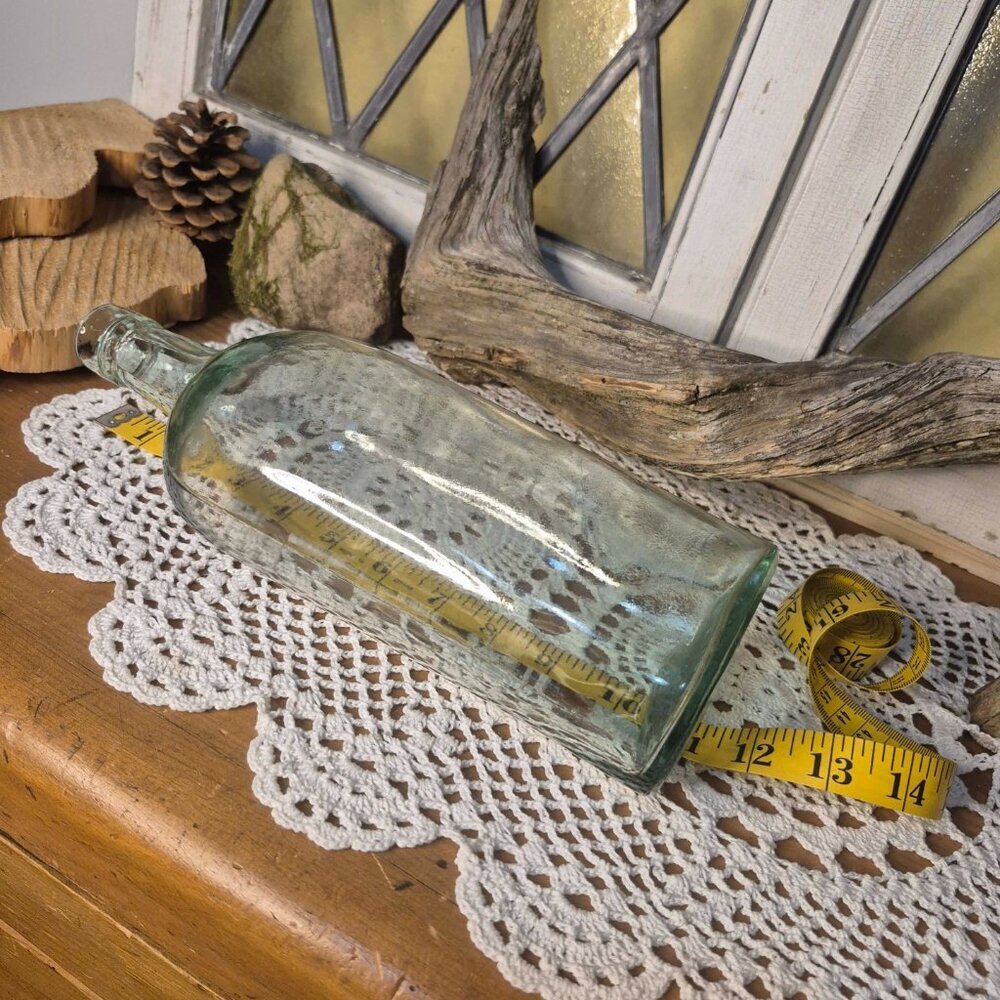 C.S & Co 1892-1913 Antique Clear Glass Bottle - Picture 8 of 13